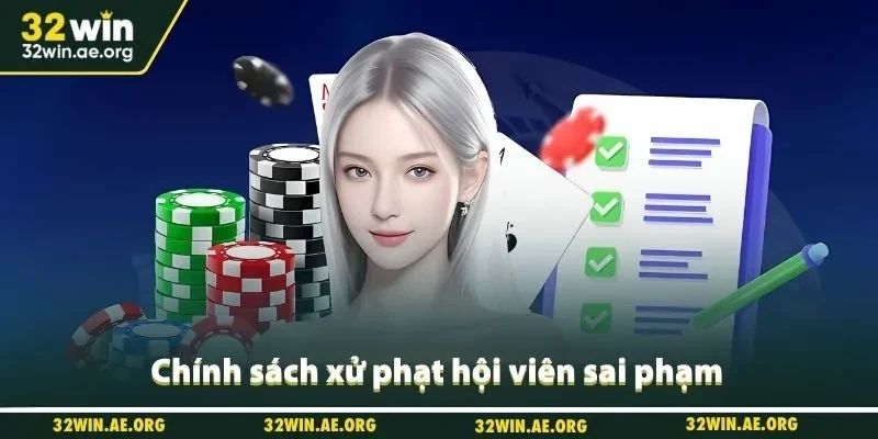 Chính sách xử phạt hội viên sai phạm