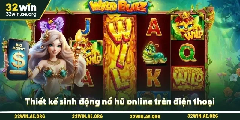 Thiết kế sinh động nổ hũ online trên điện thoại